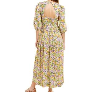 Nicholas Cellie Linen-blend Floral Dress